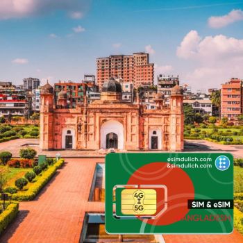 Sim Du Lịch Bangladesh 15 Ngày Tốc Độ Cao